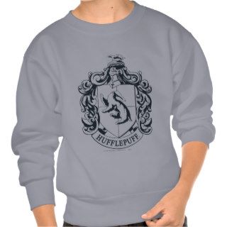 Hufflepuff Crest Pull Over Sweatshirt