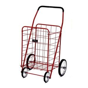 Easy Wheels Jumbo Shopping Cart in Red 001RD