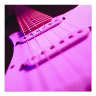 Pink Tone Electric Guitar Close Up 2 Custom Announcements