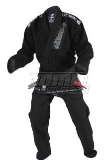 Gameness Pearl Weave Jiu Jitsu Gi   Black  Martial Arts Uniform Jackets  Sports & Outdoors