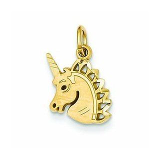 14K Gold Unicorn Charm Jewelry