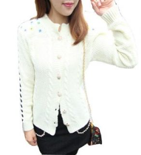Autumn Lady Embroidery Long Sleeved Sweater Sweater Cardigan Jacket