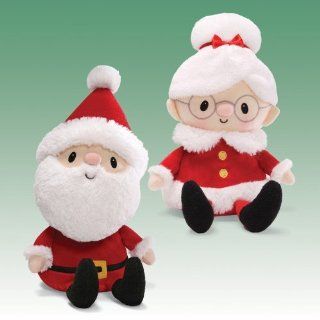 Santa Village Mr. and Mrs. Claus Dolls 12" by Gund Toys & Games