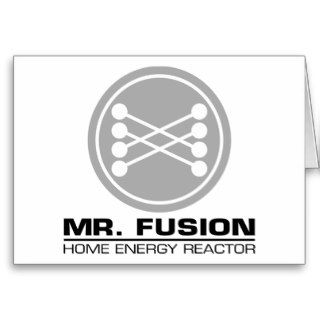 Mr. Fusion Home Energy Reactor Greeting Card