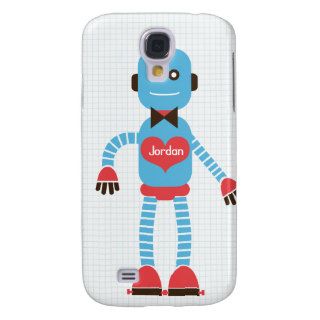 Robot Love (His) iPhone Case for Couples Galaxy S4 Cover