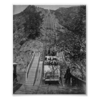 Cable Car on the Mount Lowe Railway Print