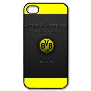 Fc borussia dortmund X&T DIY Snap on Hard Plastic Back Case Cover Skin for Apple iPhone 4 4G 4S   39 Cell Phones & Accessories