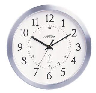 Atomix 544   10" Silver Anodized Aluminum Atomic Clock (Discontinued by Manufacturer) Electronics