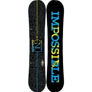 Gnu Impossible EC2 PBTX Snowboard One Color, 152cm  Freestyle Snowboards  Sports & Outdoors