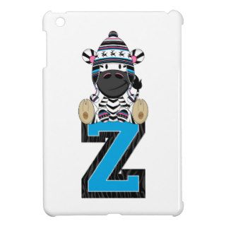 Cute Zebra Learning Letter Z ipad Case