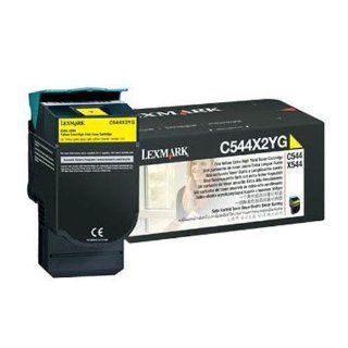C544X2YG Extra High Yield Toner, 4,000 Page Yield, Yellow