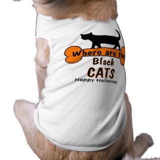 Happy Halloween cat Dog Tee Shirt