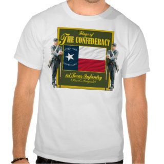 1st Texas Infantry (Hood's Brigade) T Shirts