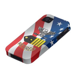 Navy Supply Corps Captain Retired Case Mate iPhone 4 Cases
