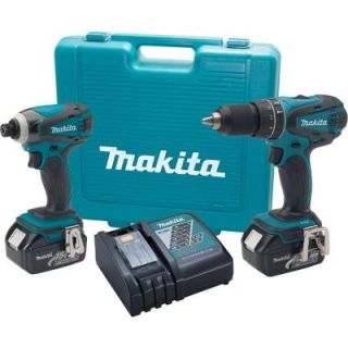 Makita 18 Volt LXT Lithium Ion Combo Kit (2 Tool) LXT211