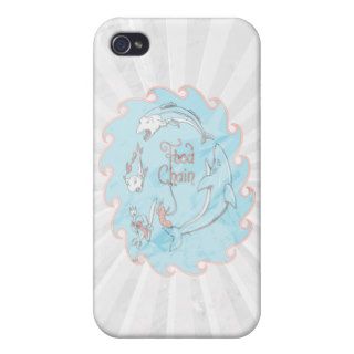 funny food chain vector graphic iPhone 4 covers