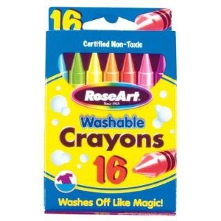 RoseArt Washable Crayons (RAI 562)  Office Supplies 