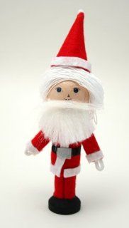 Santa Claus Clothespin Doll Craft Kit   Childrens Art Supply Sets