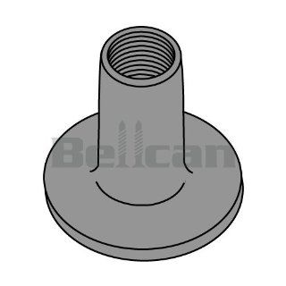 Bellcan BC 0604NWR WELD NUT WITH .562 ROUND BASE STEEL Plain #6 32 X 1/4 (Box of 1000)