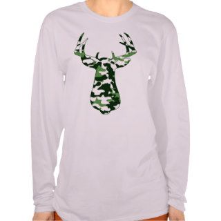 Deer Hunting Camo Buck Tee Shirt
