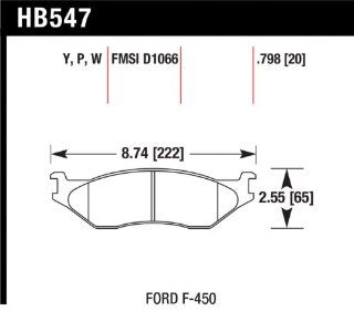 Hawk Performance HB547W.798 Disc Brake Pad Automotive