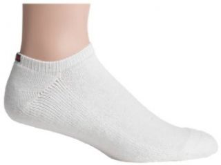 Tommy Hilfiger Men's No Show Athletic Socks, White, 3 Pack Clothing