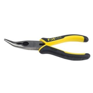 FatMax 6 3/8 in. Bent Long Nose Pliers with Cutter 89 871