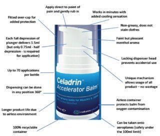 Celadrin Accelerator Balm Health & Personal Care