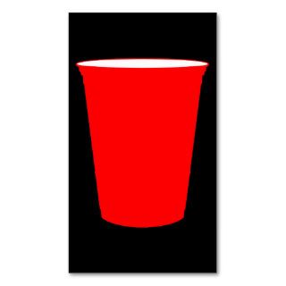 red party cup business cards