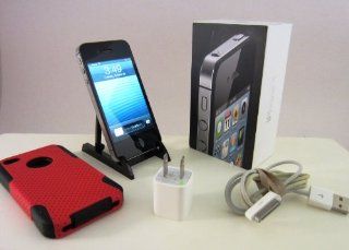 Apple Iphone 4   8gb Sprint (CDMA) Black, Smartphone, like new, in box with all the accessories, clean esn Cell Phones & Accessories