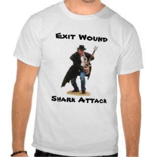 Exit Wound Shark Attack Cover Art T Shirts