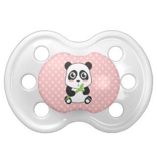 Cute Cartoon Baby Panda Pacifiers