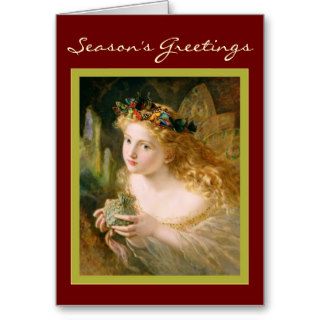 Vintage Fairy Christmas Greeting Cards
