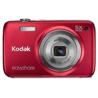 EasyShare M565 14 MP Digital Camera with 5x Optical Zoom and 2.7 Inch LCD (Red) (New Model)  Point And Shoot Digital Cameras  Camera & Photo