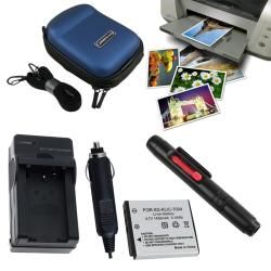 Battery/ Charger/ Case/ Lens Cleaning Pen/ Paper for Kodak KLIC 7004 Eforcity Camera Batteries & Chargers