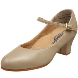 Capezio Women's 551 Leather Jr. Footlight Character Shoe Shoes