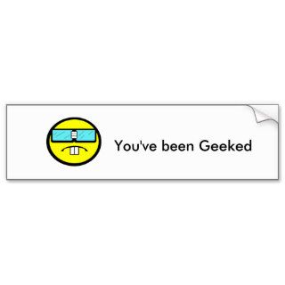 You've been Geeked Bumper Sticker