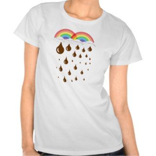 Double Rainbow Chocolate Rain Shirts