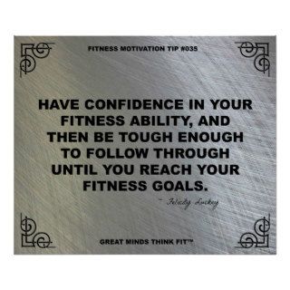 Gym Poster for Fitness Motivation #035