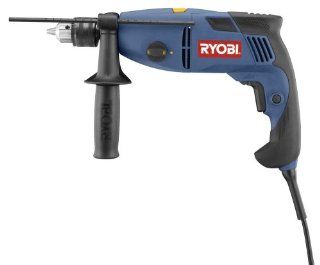Factory Reconditioned Ryobi ZRD552HK 1/2 Inch Two Speed Hammer Drill   Power Hammer Drills  