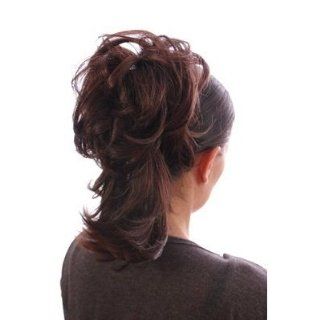 Flexihair Clip On Ponytail  Dark Brown  FlexiStyler Clip In Hairpiece  Ponytail Holders  Beauty
