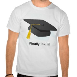 Graduation t shirt for him with cap