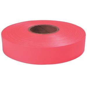 Empire 1 in. x 600 ft. Pink Flagging Tape 77 063
