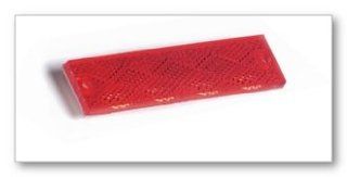 Grote 40132 Red Rectangular Mini Stick On Reflector Automotive