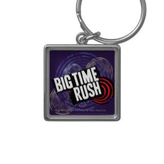 Big Time Rush Logo   Purple Keychain