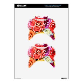 Rose Flower Collage Xbox 360 Controller Skin