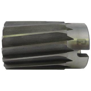 F&D Tool Company 28094 Shell Reamers High Speed Steel Spiral Flute, 15/16" Diameter, 2 1/2" Overall Length, 1/2" Fitting Hole LG End, 5 Arbor Number Milling Cutters