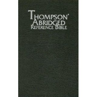 Thompson Abridged Reference Bible (Style 569black)   Handy Size KJV   Bonded Leather Frank Charles Thompson 9780887075605 Books