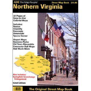 ADC's Street Map of Northern Virginia Adc 9780875300009 Books