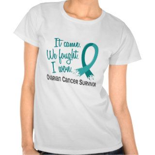 Survivor 11 Ovarian Cancer T Shirts